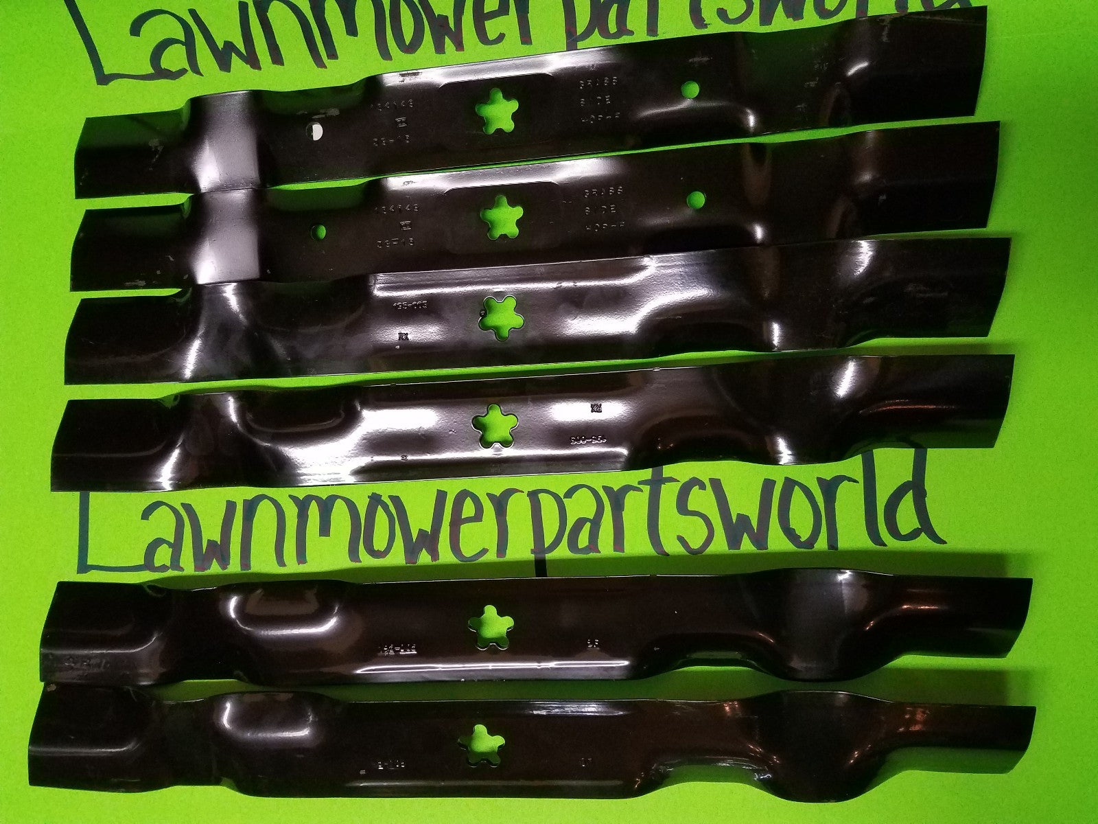 SIX PACK OF HUSQVARNA 42" 3N1 LAWN MOWER BLADES 532139775 532134149 5324227191