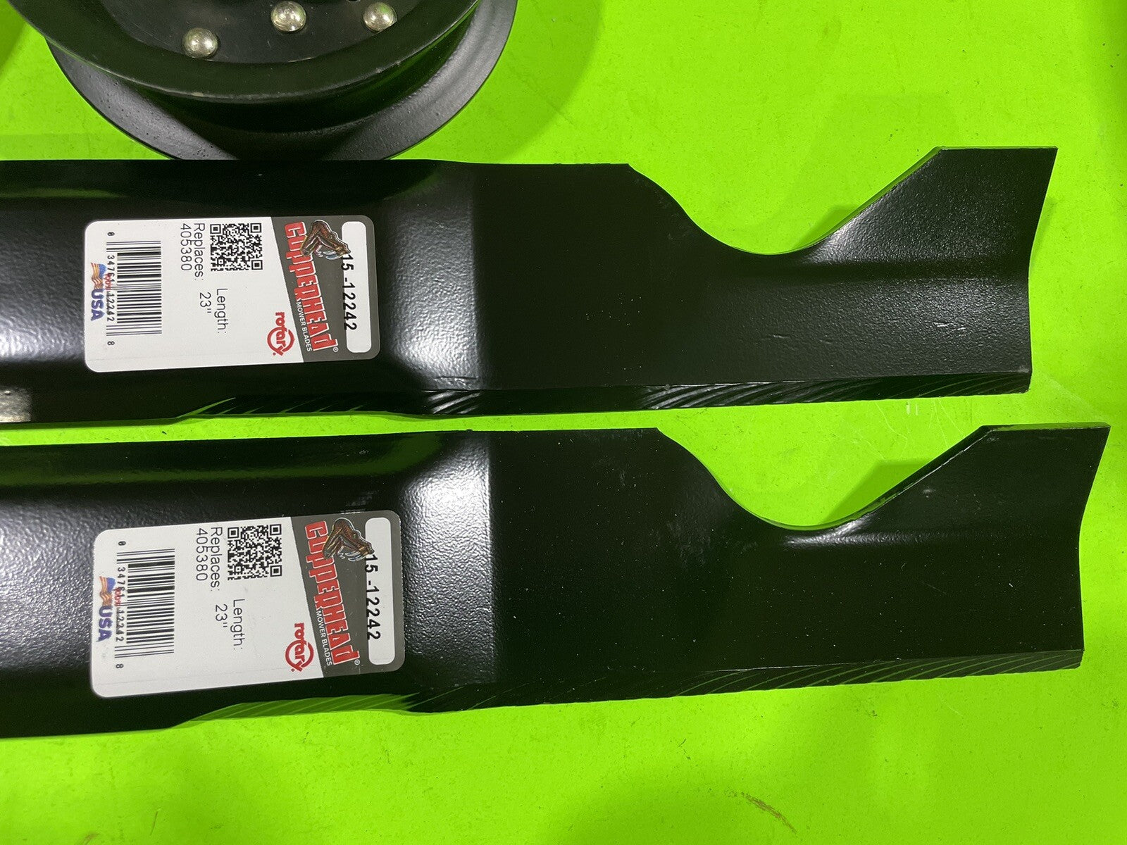 46" RZ4623 LAWN MOWER DECK REBUILD KIT SPINDLES BELT BLADES PULLEYS5