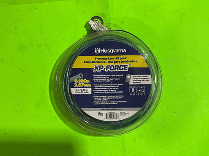 Husqvarna 505031605 XP Force .105” 1lb  (230') Trimmer Line - Genuine OEM0