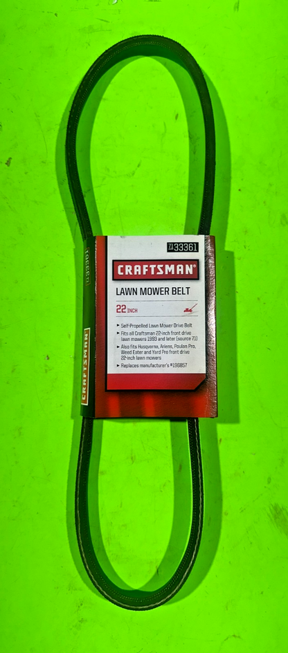 NEW OEM Craftsman 33361 Belt for Weed Eater Mower Model 96142009401 (532196857)0