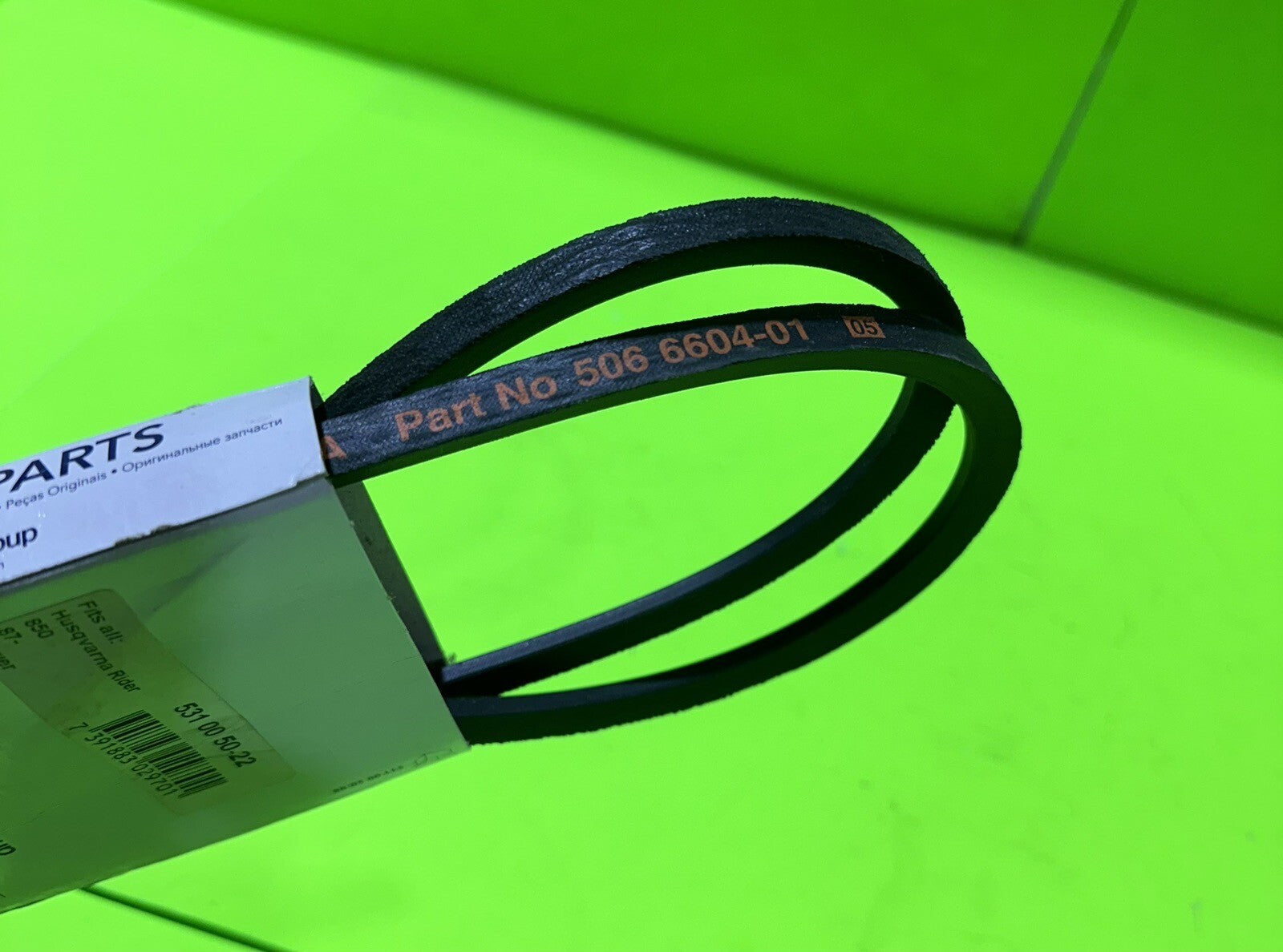 VEE BELT FOR HUSQVARNA RIDER 850 850HST RIDER11,13 CUTTER DECK 531005022 6A22