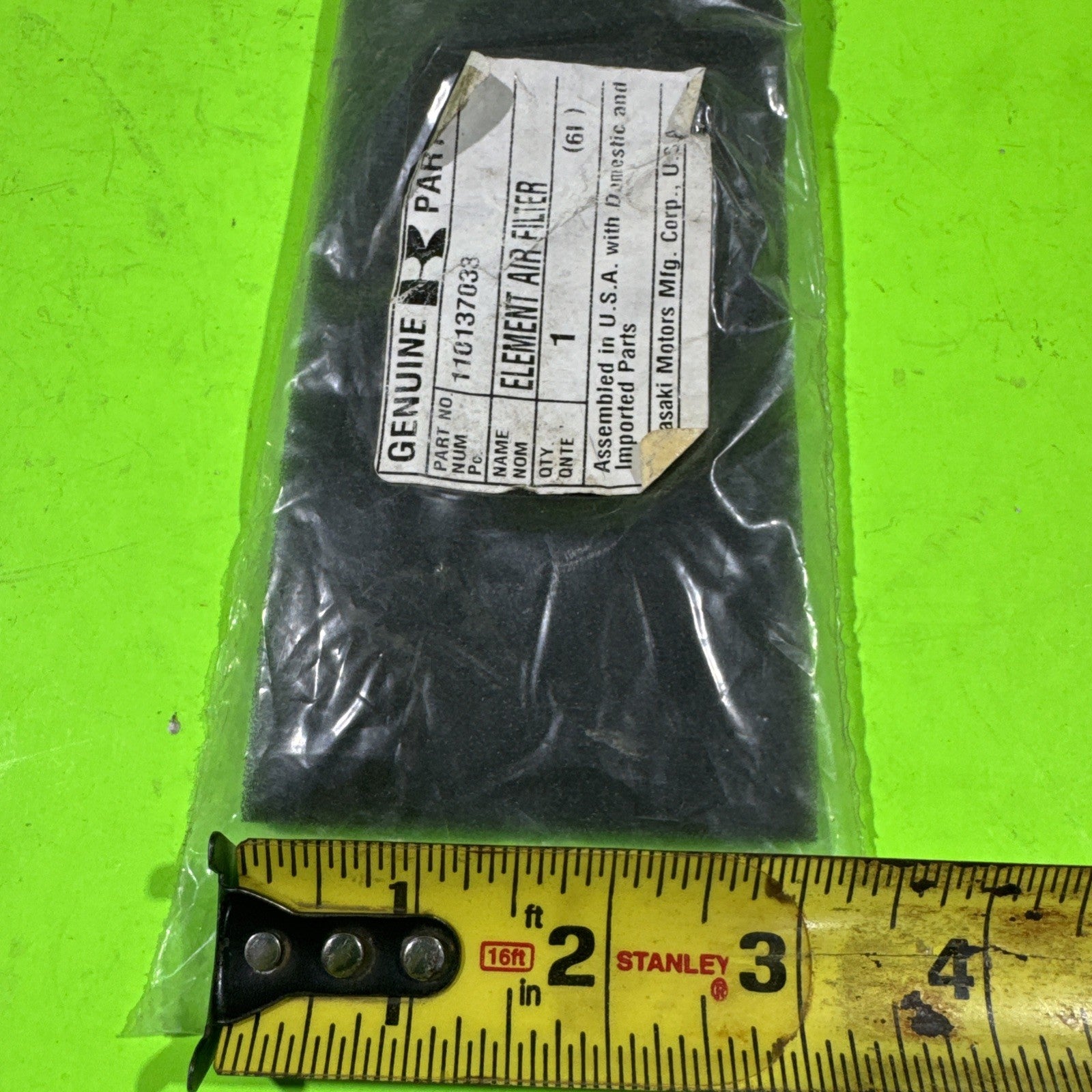 Genuine Kawasaki 11013-7033 Pre-Air Filter John Deere M137555 Ariens 215383002