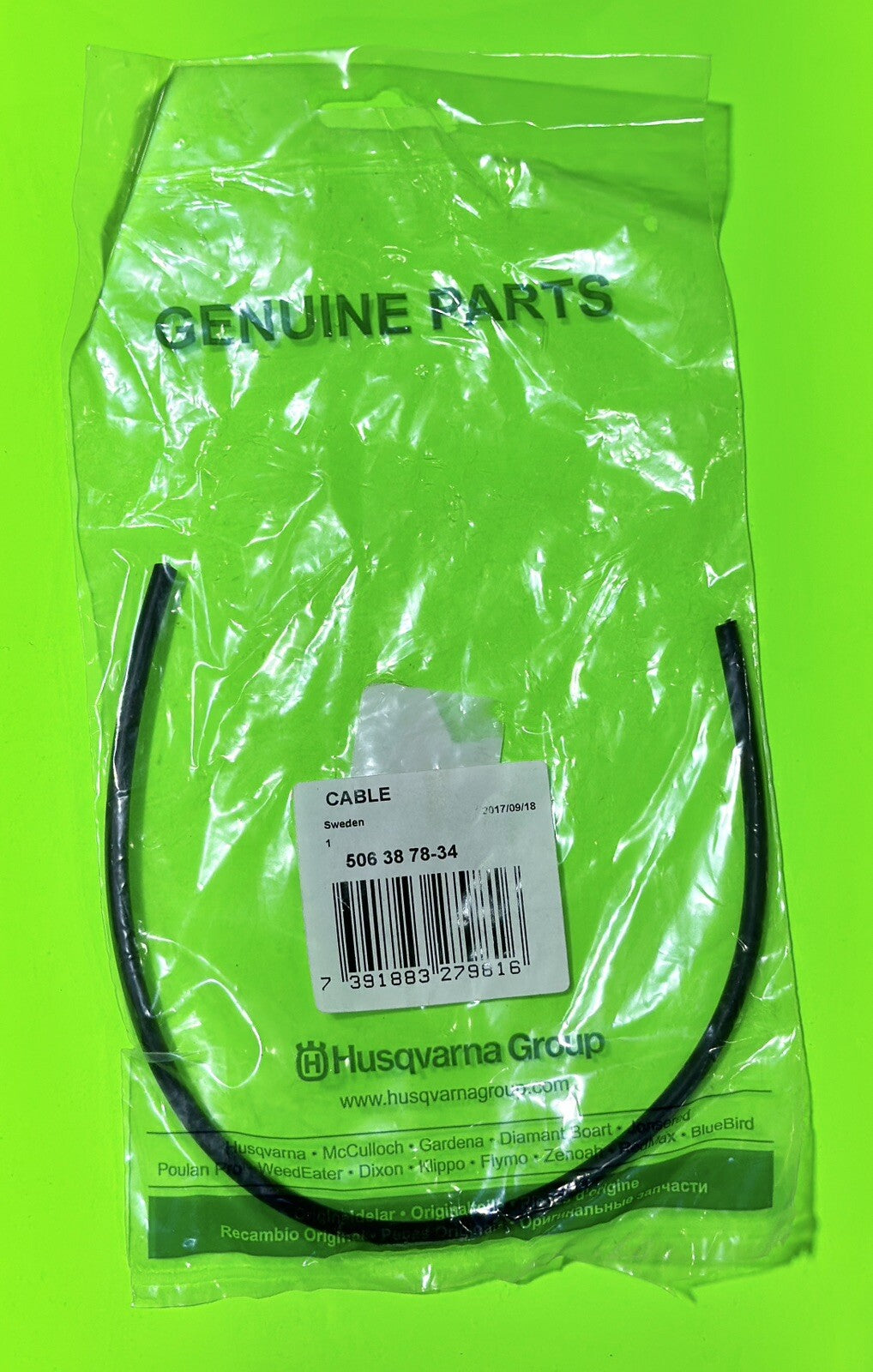 Genuine OEM Husqvarna 506387834 Ignition Wire for Cut Off Saw, K750, K960, K7705