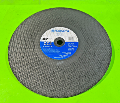 NEW Husqvarna Blue EHS Blade 542751497 14" x 1/8" x 20mm Metal Cutting0
