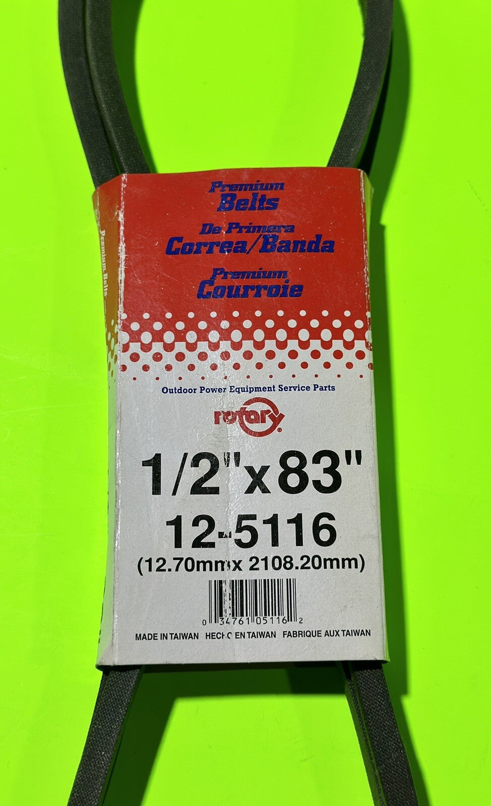 Rotary 5116 Premium Replacement Belt 1/2" x 83" 532161588 MTD 754-03654