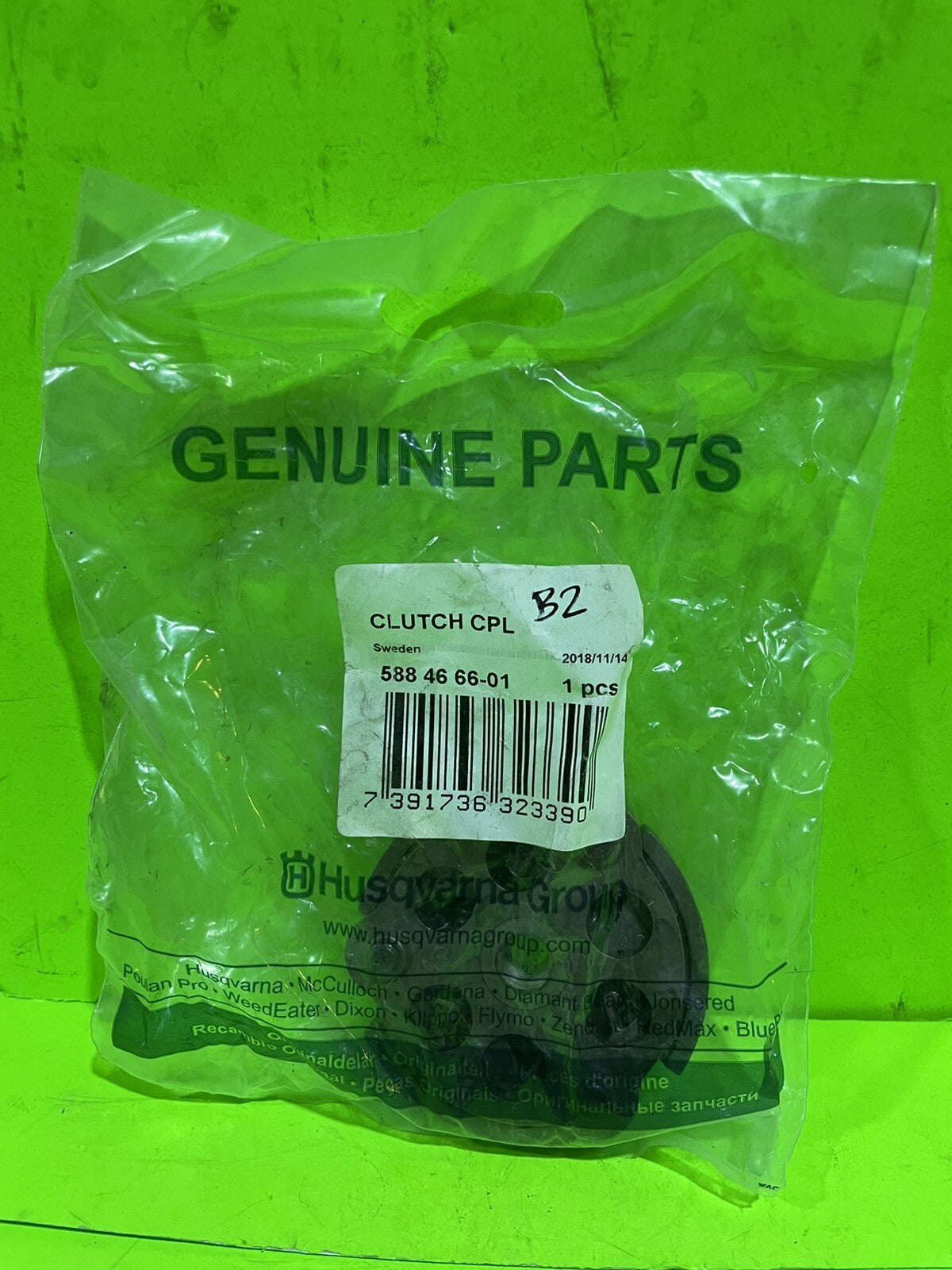 Genuine Husqvarna 594512301 588466601 Clutch Assembly Brushcutter 343 343F 343FR5