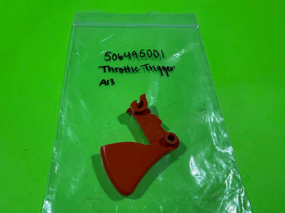 NEW Genuine OEM Husqvarna 506495001 Throttle Trigger 122 124 128 129 143 243 ++0