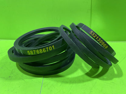 Deck Drive Belt Combo For 54" Deck 532130969 587686701 Husqvarna Poulan YTH24545
