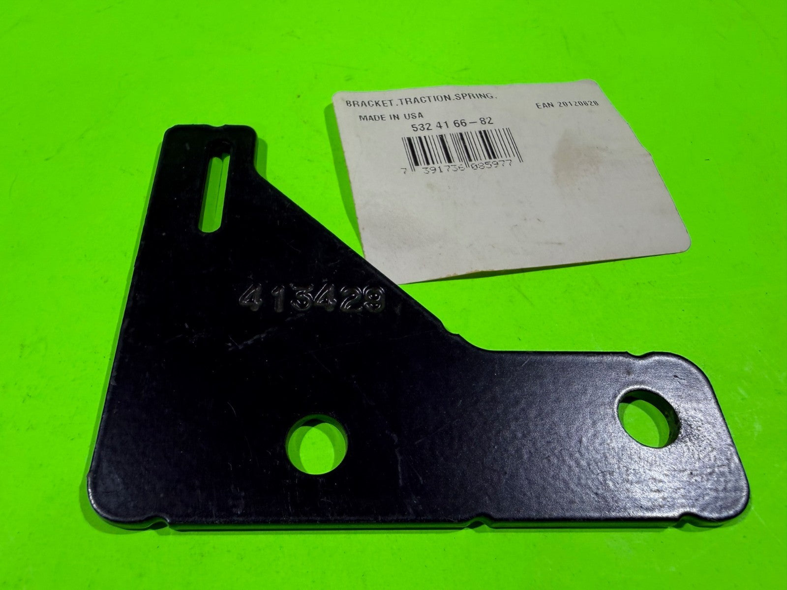 NEW Genuine OEM Husqvarna 532416682 Traction Spring Bracket Snow Blower2