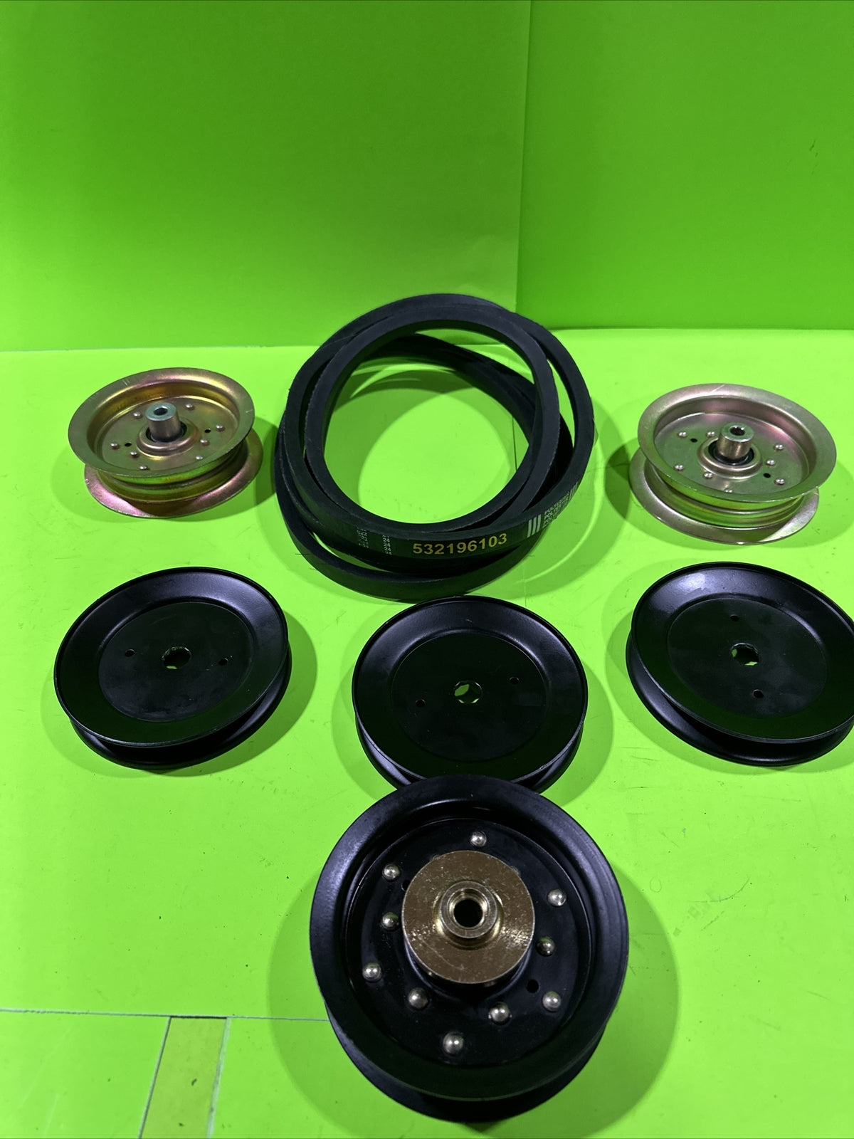 Belt Idler Pulley Deck Kit for Husqvarna 54 Inch 196103 196106 196104 1734360