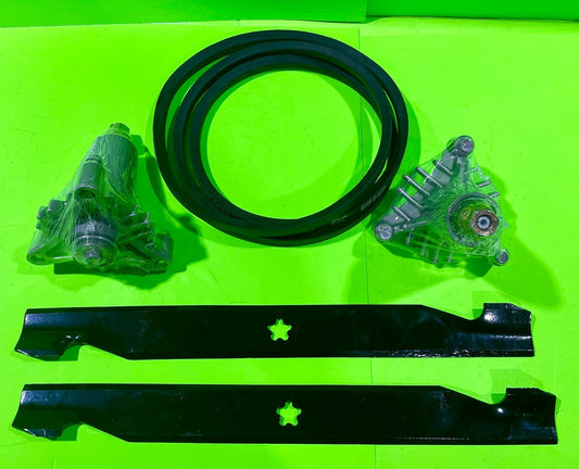CRAFTSMAN 42" RIDING MOWER HI LIFT BLADES MANDRELS BELT 130794 138971 1287740