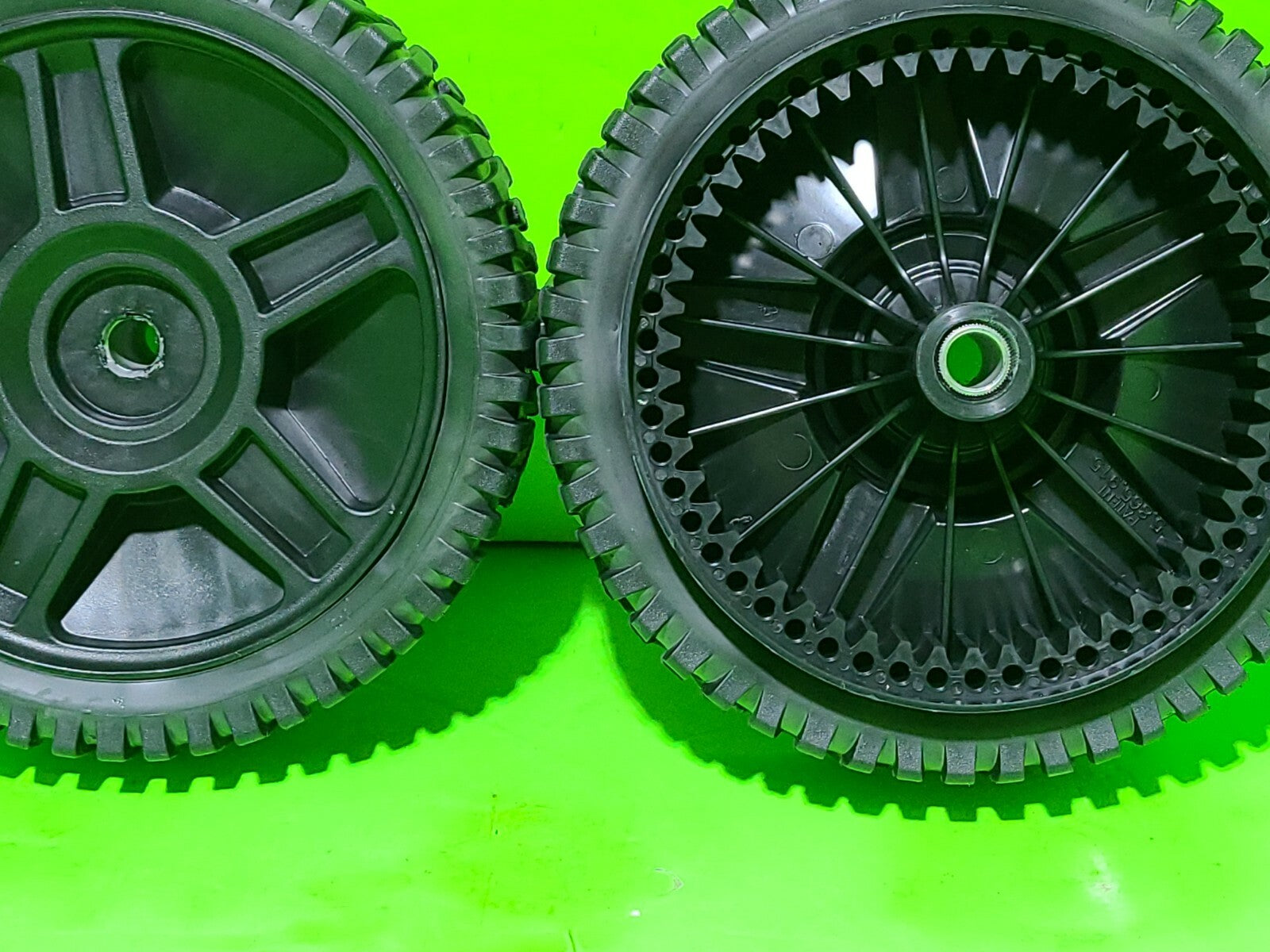 (2) GENUINE HUSQVARNA OEM 581009201 WHEELS 8X1.75. OEM2