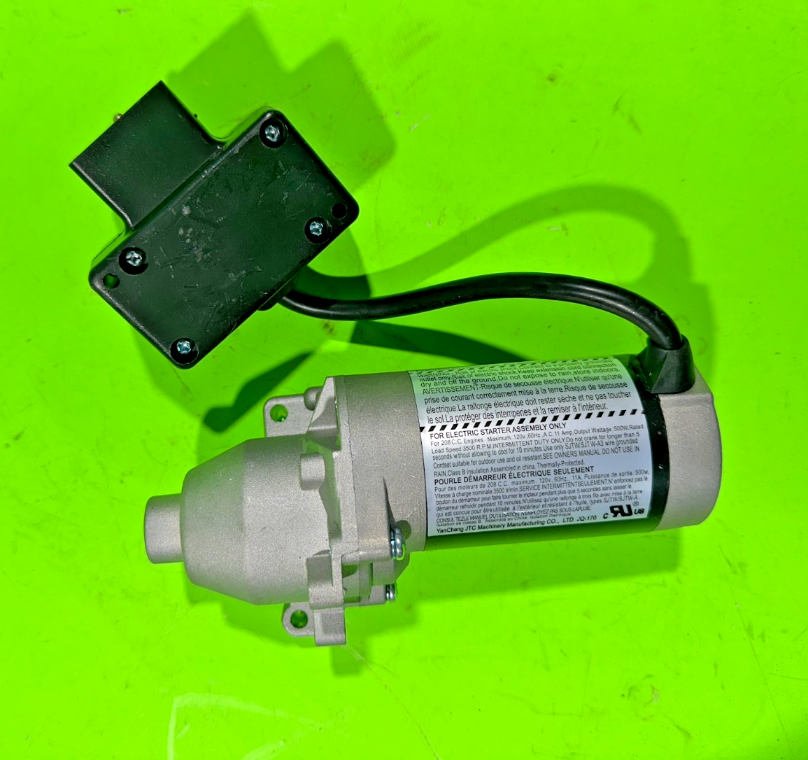 NEW JQ170-1 Electric Starter Motor Compatible With Champion Snowblower 208CC1
