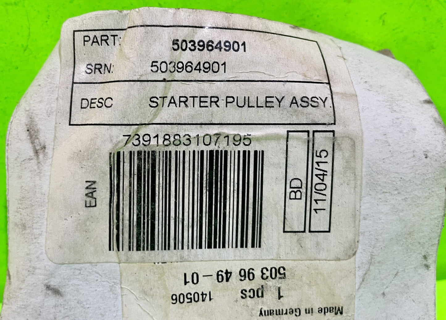 NEW Genuine Husqvarna 503964901 Starter Pulley for 322 323 325 326 Trimmers Saws3