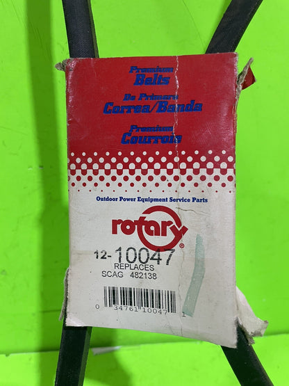 NEW Rotary 10047 Belt replaces Scag 482138 fits Turf Tiger Zero Turn Mowers1