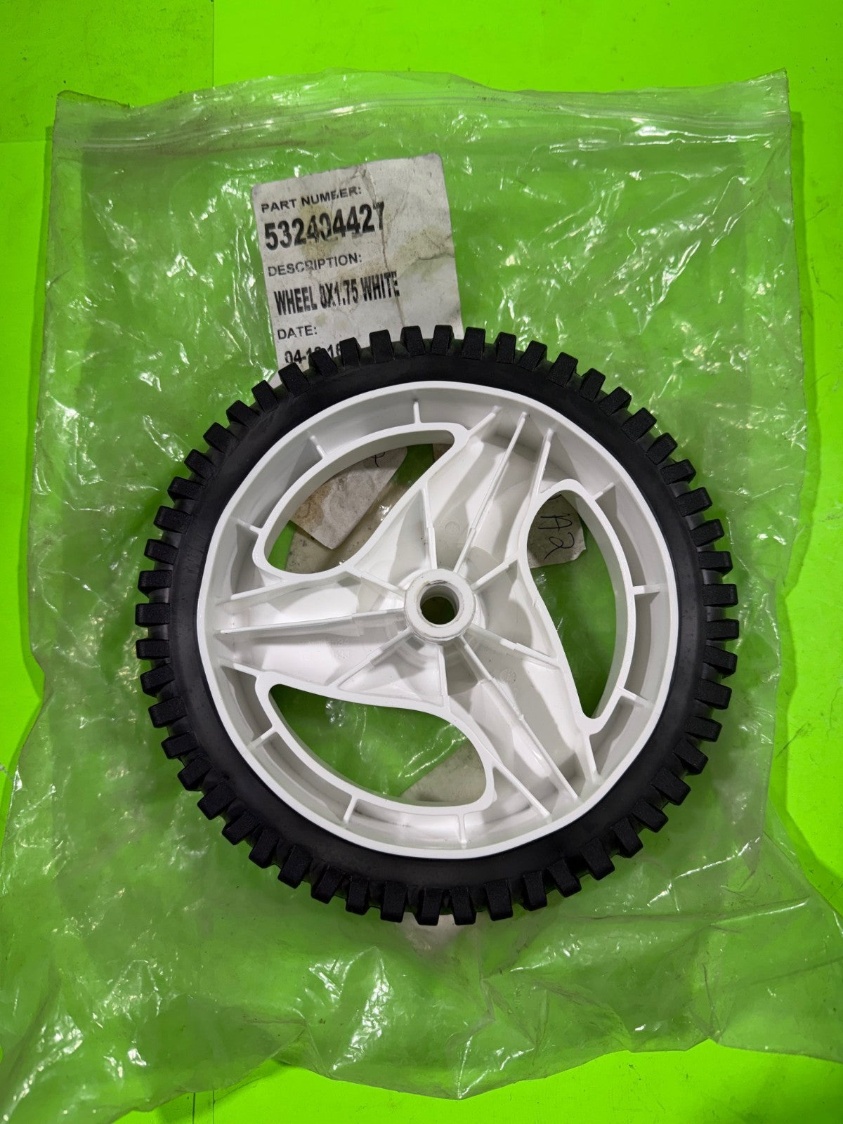 Genuine OEM Husqvarna 532404427 Wheel 8" x 1.75 Mag2 Rad30