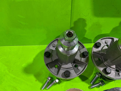John Deere L120 L130 48" Mower Deck Spindles and Idler Pulleys2