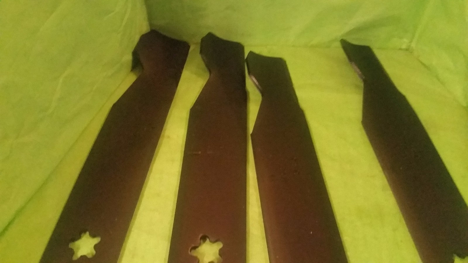 2 Sets of 2 Hi-Lift Blades 42" Cut Deck AYP Husqvarna Poulan Mower 5321389712