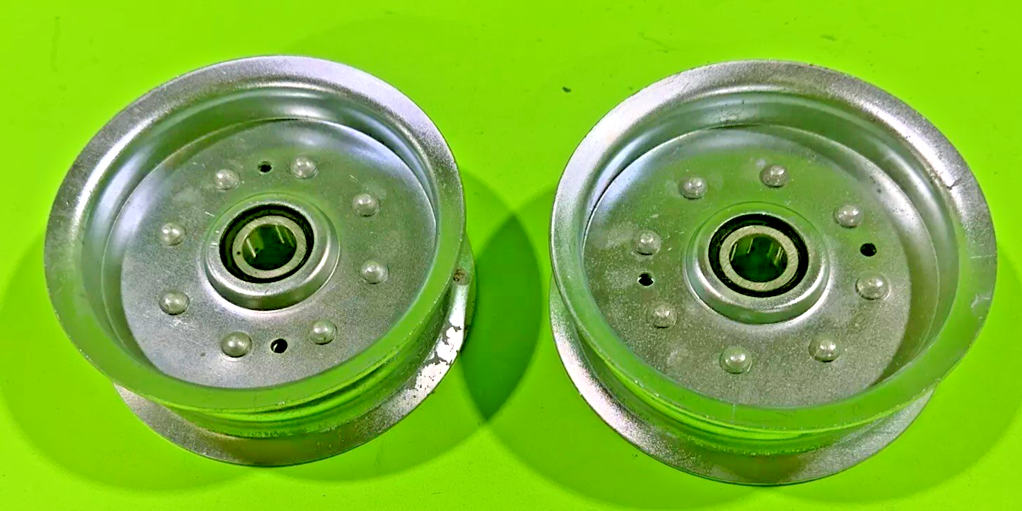 NEW 2PK Idler Pulleys fits John Deere LA125 42" Tractor Replaces GY201100