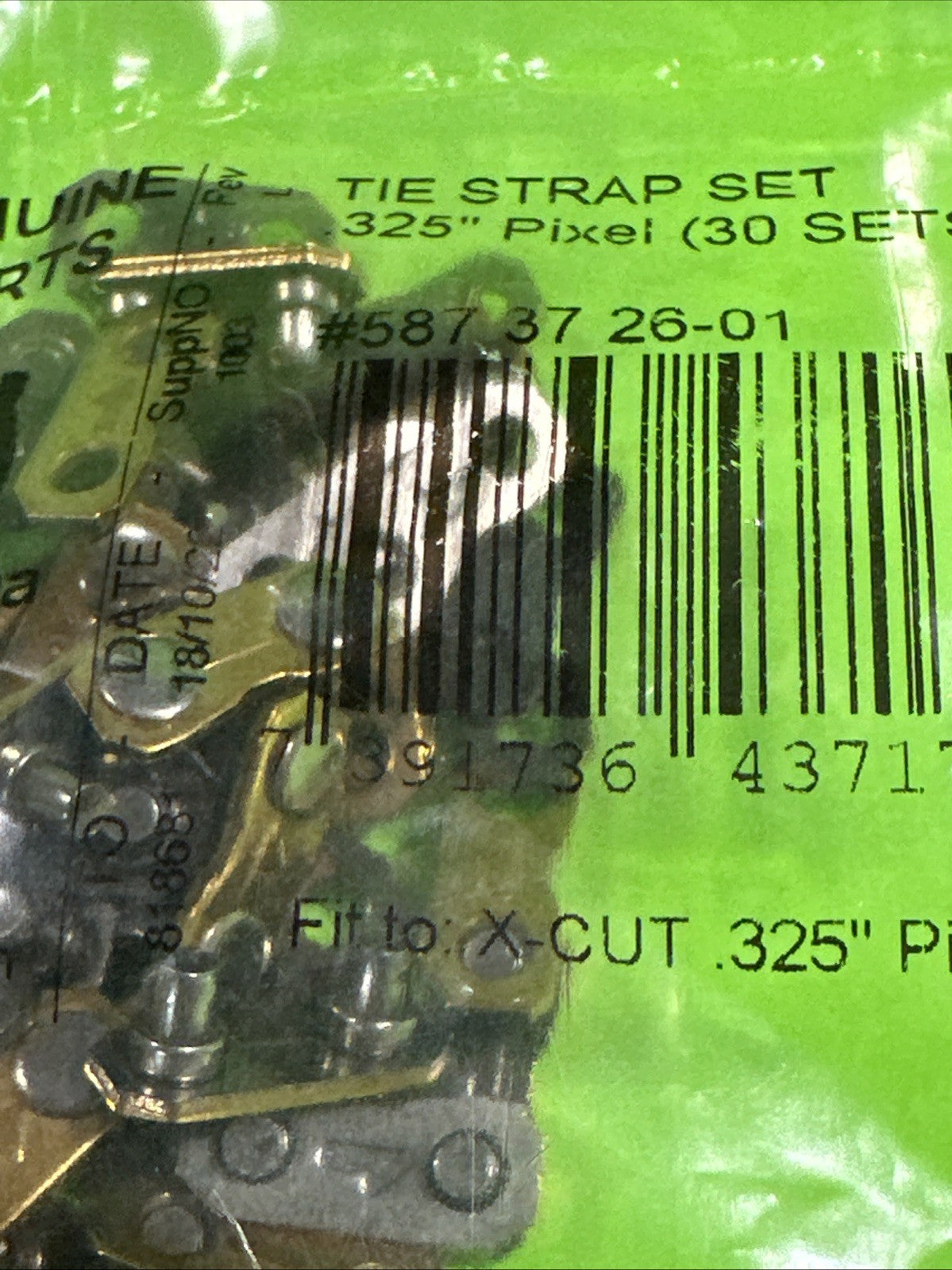 New Husqvarna Preset Tie Straps .325"  30 Pack for chainsaw chain 5873726013