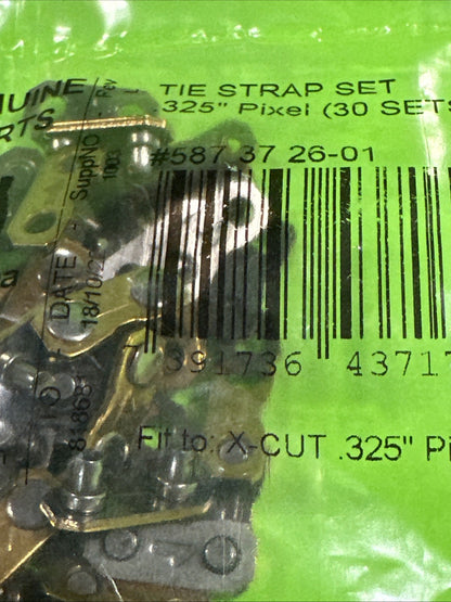 New Husqvarna Preset Tie Straps .325"  30 Pack for chainsaw chain 5873726013