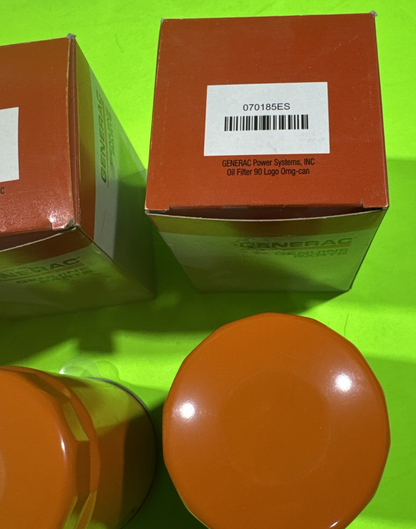 New 3 PACK Genuine Generac Oil filter 070185E 070185ES Air Cooled Engines4