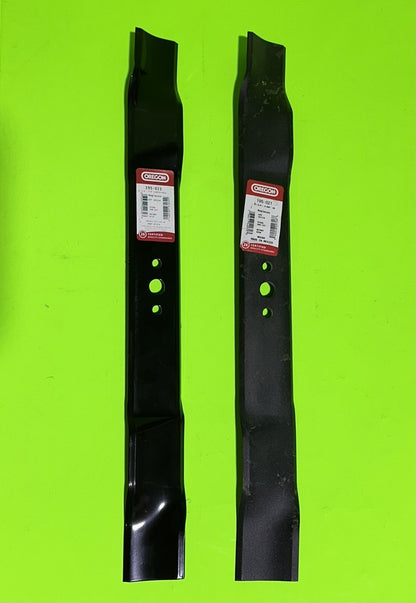 2PK Oregon 195-021 Mulching Blades for 21-3/4" Poulan 575157101, 5829314010