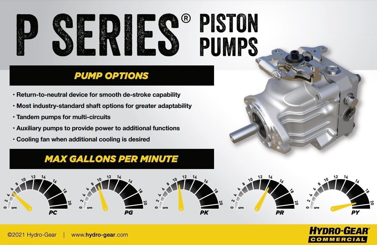 HYDRO GEAR PG-1GCC-DY1X-XXXX - HYDRAULIC PUMP PG-SERIES4