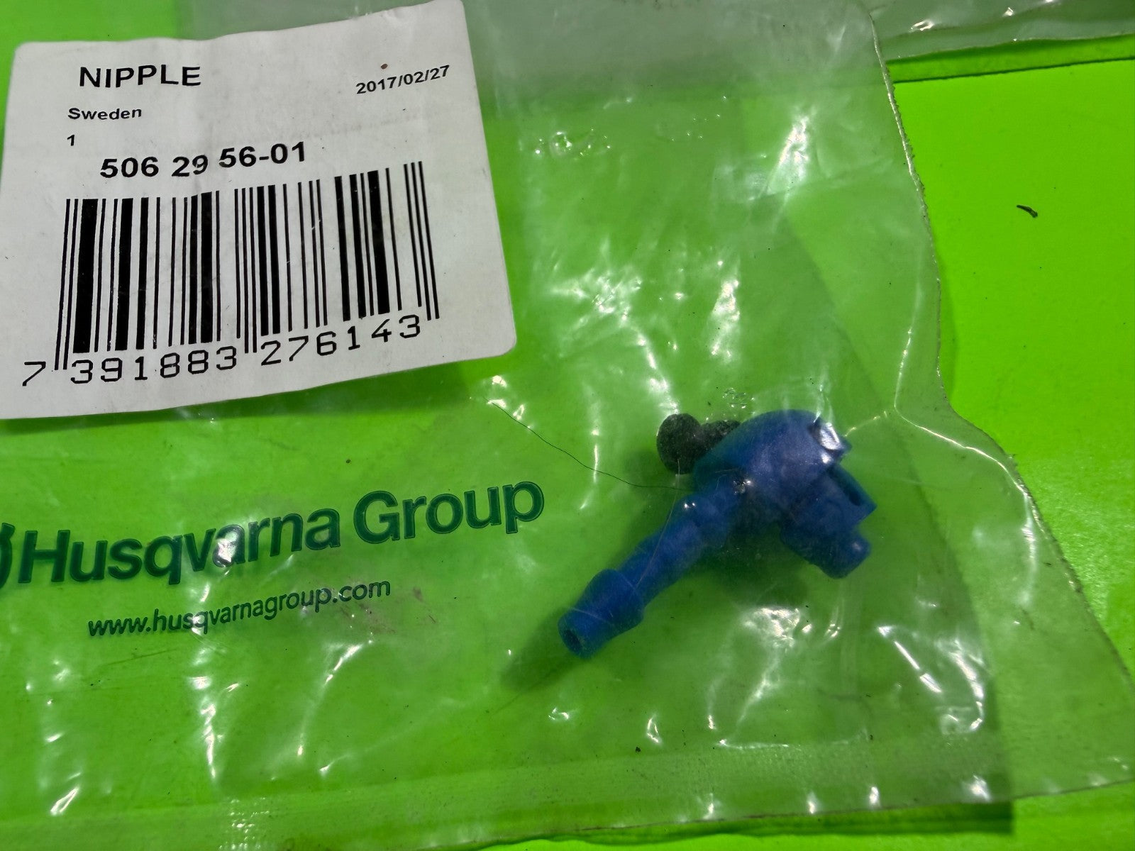 NEW 4pk Genuine OEM Husqvarna 506295601 Nipple 268 272 3120 371 375 Cut-Off Saws4