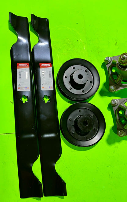Spindle Blade Pulley Kit for Husqvarna 46 Inch RZ 4619 4620 4623 46i Z 2461