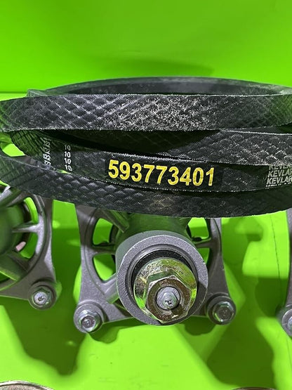 YTH2348 48" MOWER DECK PARTS REBUILD KIT SPINDLES PULLEYS BLADES BELT1