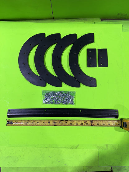 SNOWTHROWER PADDLES, SCRAPER W/HDWR 20" 21" - CRAFTSMAN, MURRAY 302565MA 3025650
