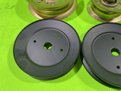 48" Deck Spindle Pulleys Idler Pulleys For Husqvarna YTH23V48 YTH24V48 YTH24K483