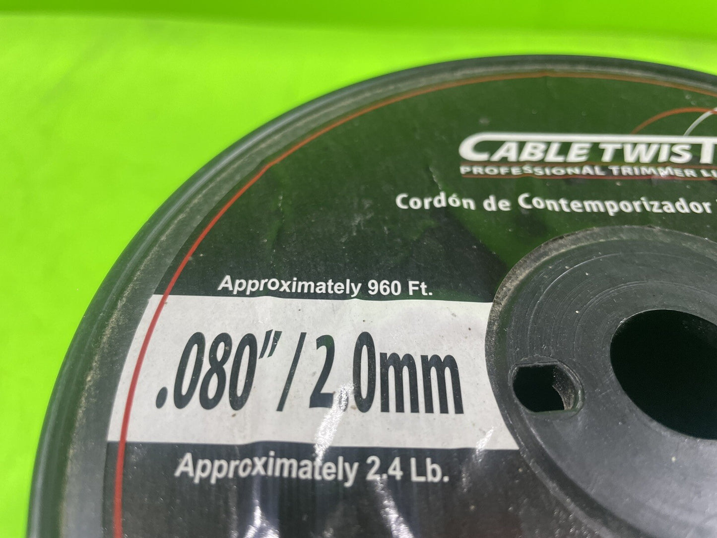 Genuine RedMax CT0010 CableTwist Professional Trimmer Line 960 ft .080"/2.0mm4