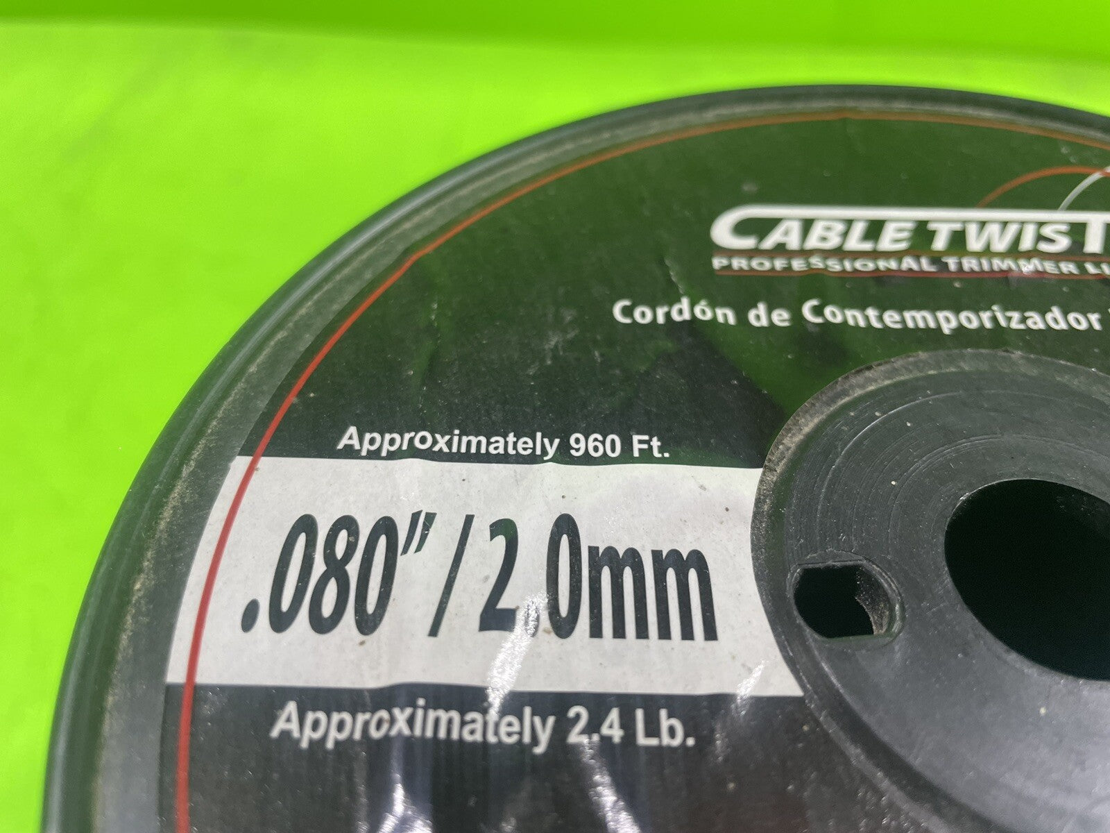 Genuine RedMax CT0010 CableTwist Professional Trimmer Line 960 ft .080"/2.0mm4