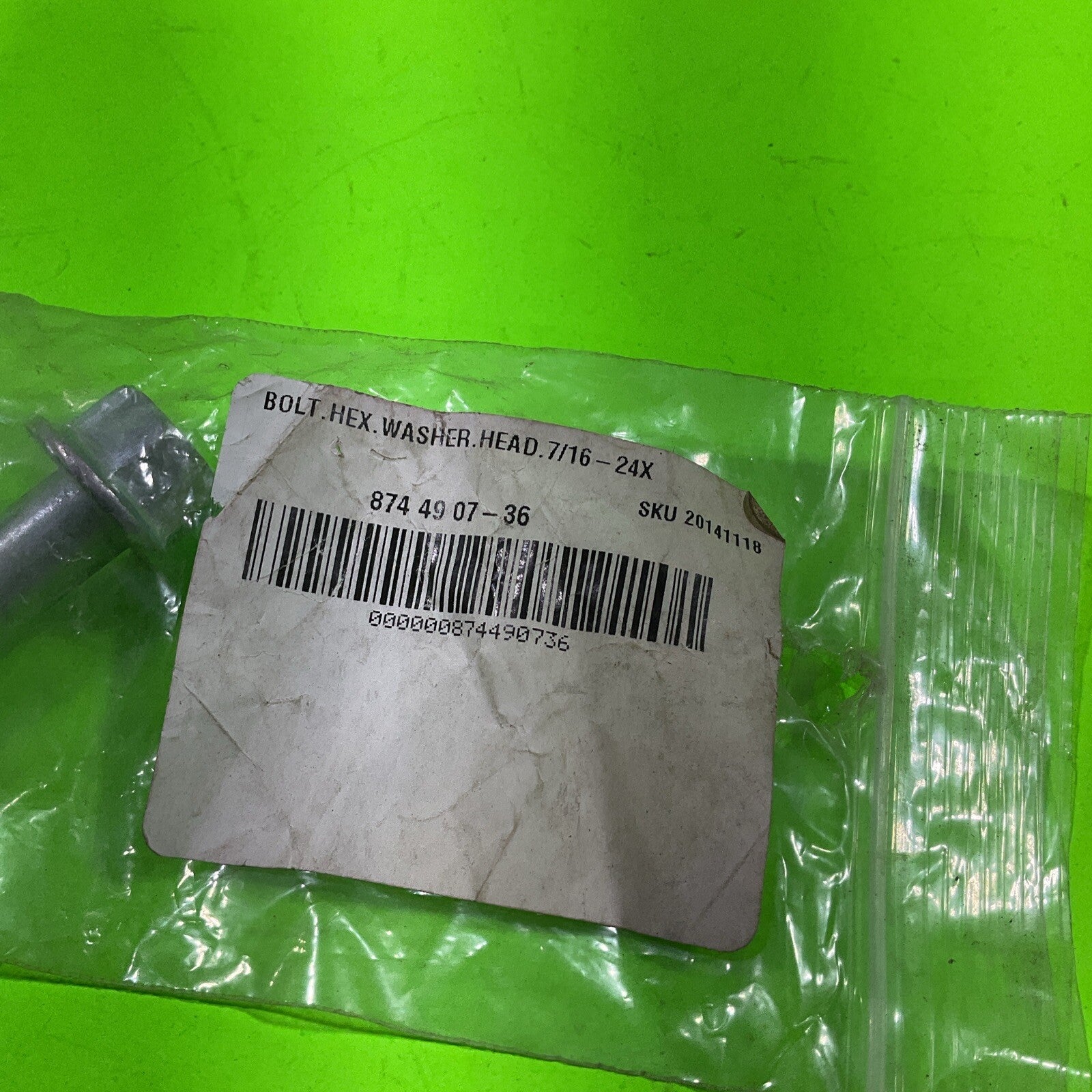Genuine OEM Husqvarna 874490736 Hex Bolt Washer Head For Garden, Lawn Tractors1