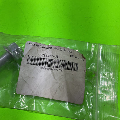 Genuine OEM Husqvarna 874490736 Hex Bolt Washer Head For Garden, Lawn Tractors1