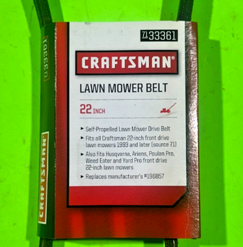 NEW OEM Craftsman 33361 Belt for Craftsman Mower Model 917374420 (532196857)1