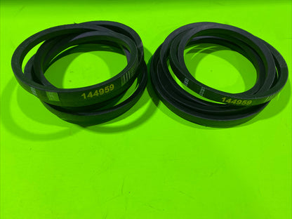 144959 42" RIDING LAWN MOWER DECK BELT A93 4L950 (SET OF 2) 1/2" X 95"0