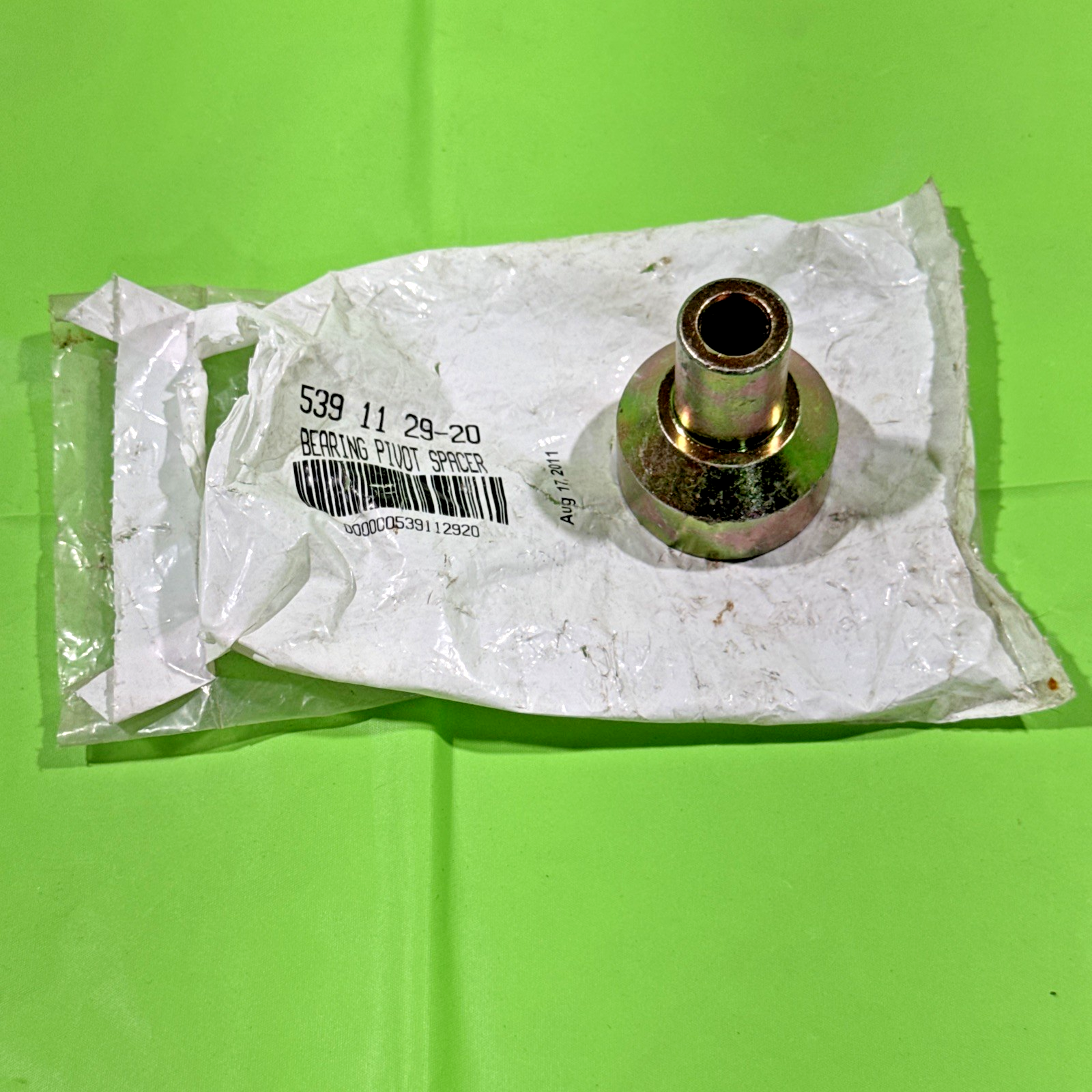New OEM Dixon 539112920 Bearing Pivot Spacer Kodiak 52 60 Grizzly 52 60 720