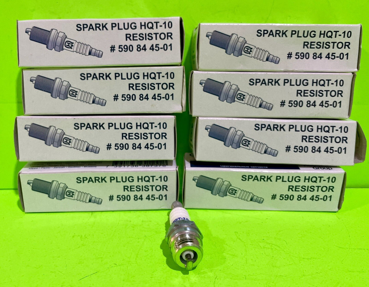 Genuine Husqvarna 590844501 9 Pack OEM Spark Plug HQT-102