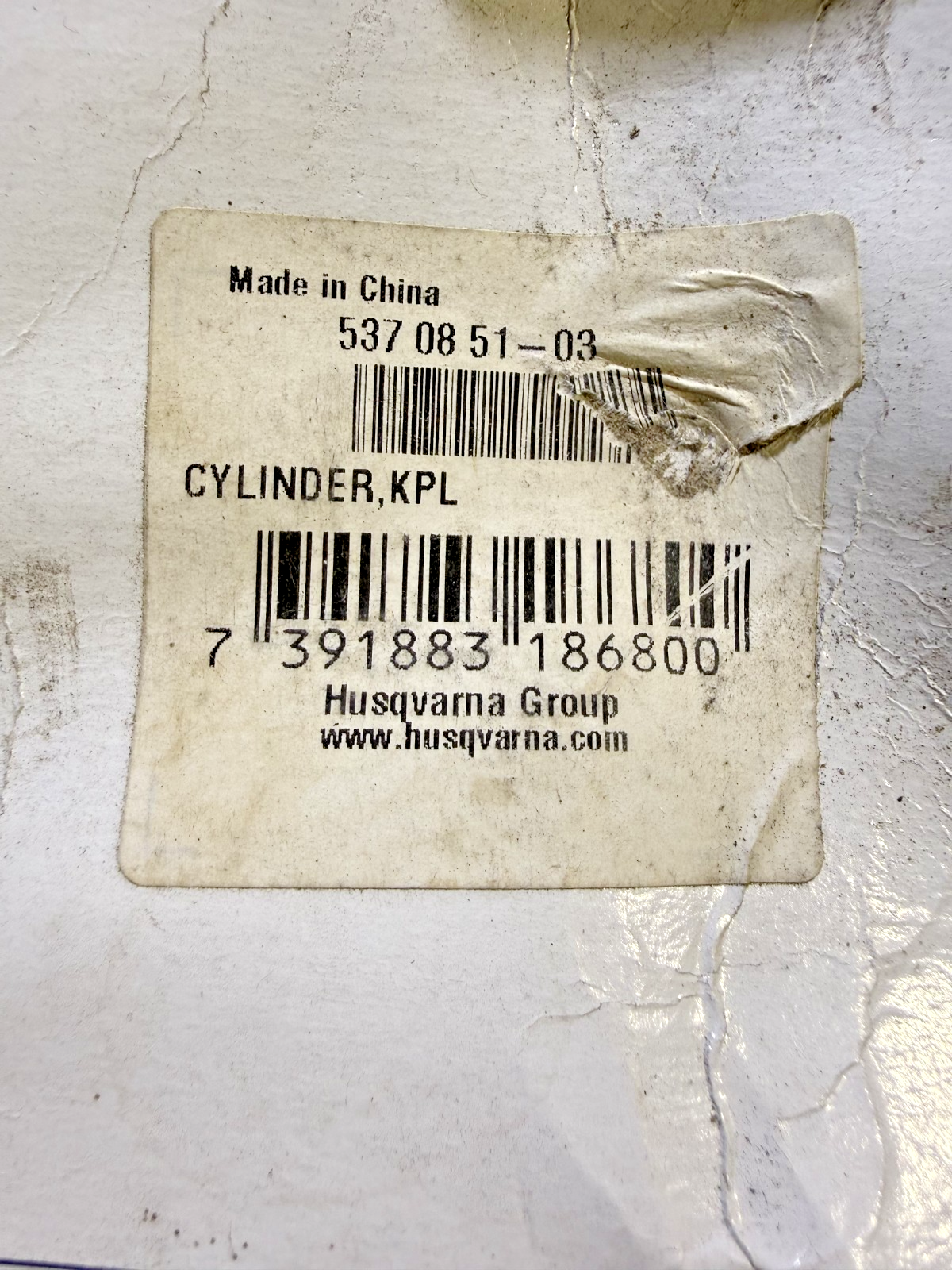 NEW OEM Husqvarna 537085103 Cylinder Assy Fits 323RII 326 327 Series9