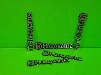 Genuine Husqvarna Silver Hood Emblem 532403378 5 pack4