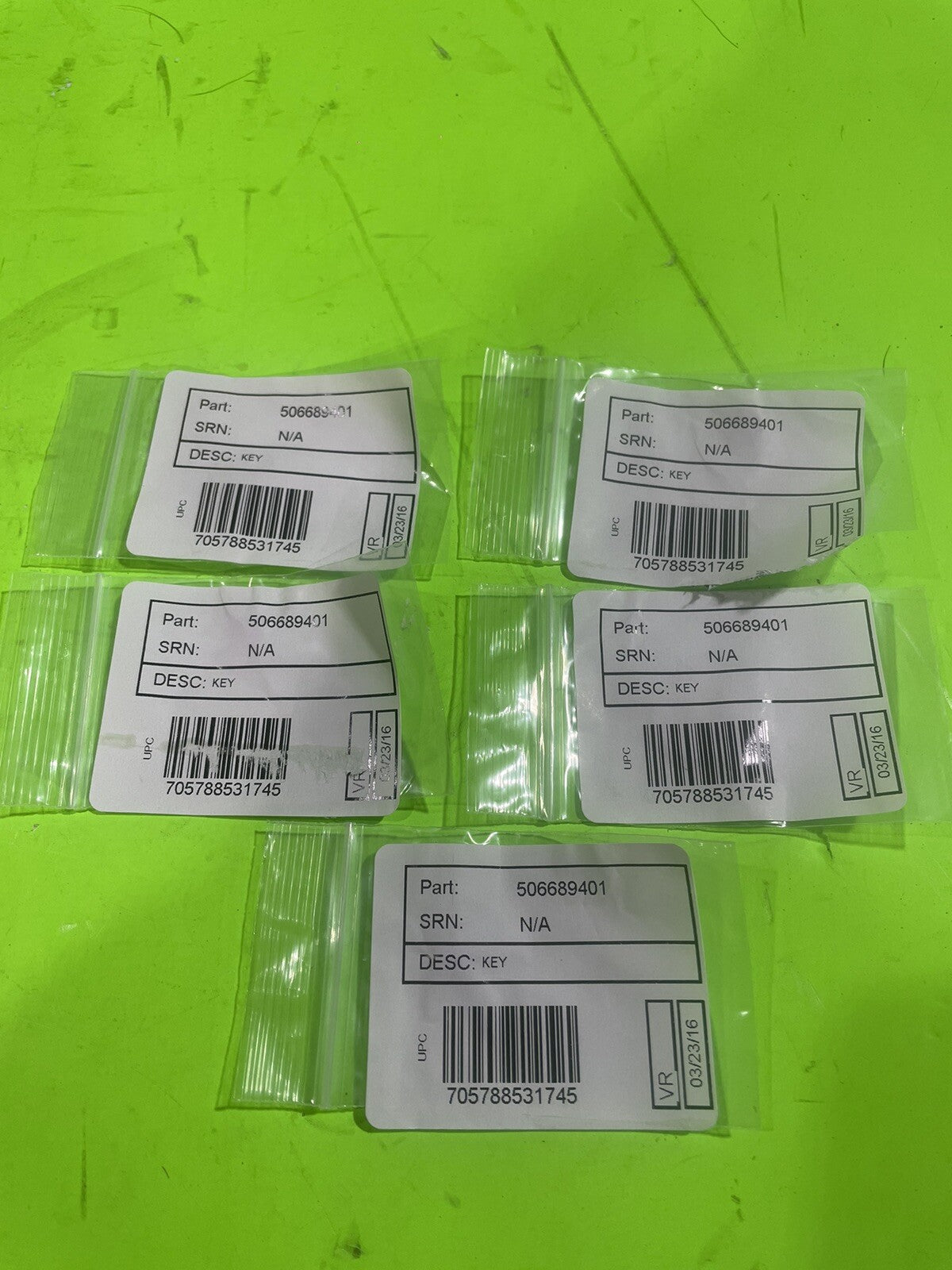 5 Pk Genuine Husqvarna 506689401 Flywheel Key 226HD 130BT 180BF RedMax EBZ75000