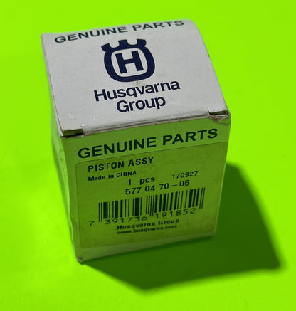 Genuine OEM Husqvarna 577047006 Piston Assembly CS2252 CS2253 545 550XP/XPG6