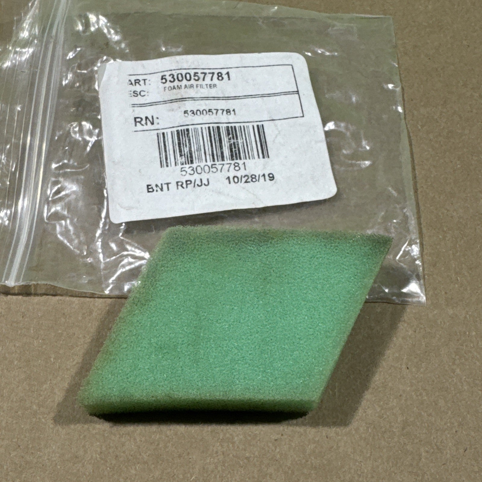 New OEM Poulan Pro & Craftsman Trimmer Foam Air Filter 5300577815
