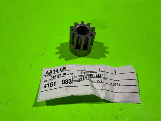 Genuine OEM Husqvarna 516921600 Left Pinion Royal Walk Behind Mowers0