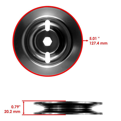 NEW John Deere 2148HV 48" Deck Spindle Assembly with Pulley Kit GY20050 GX203353