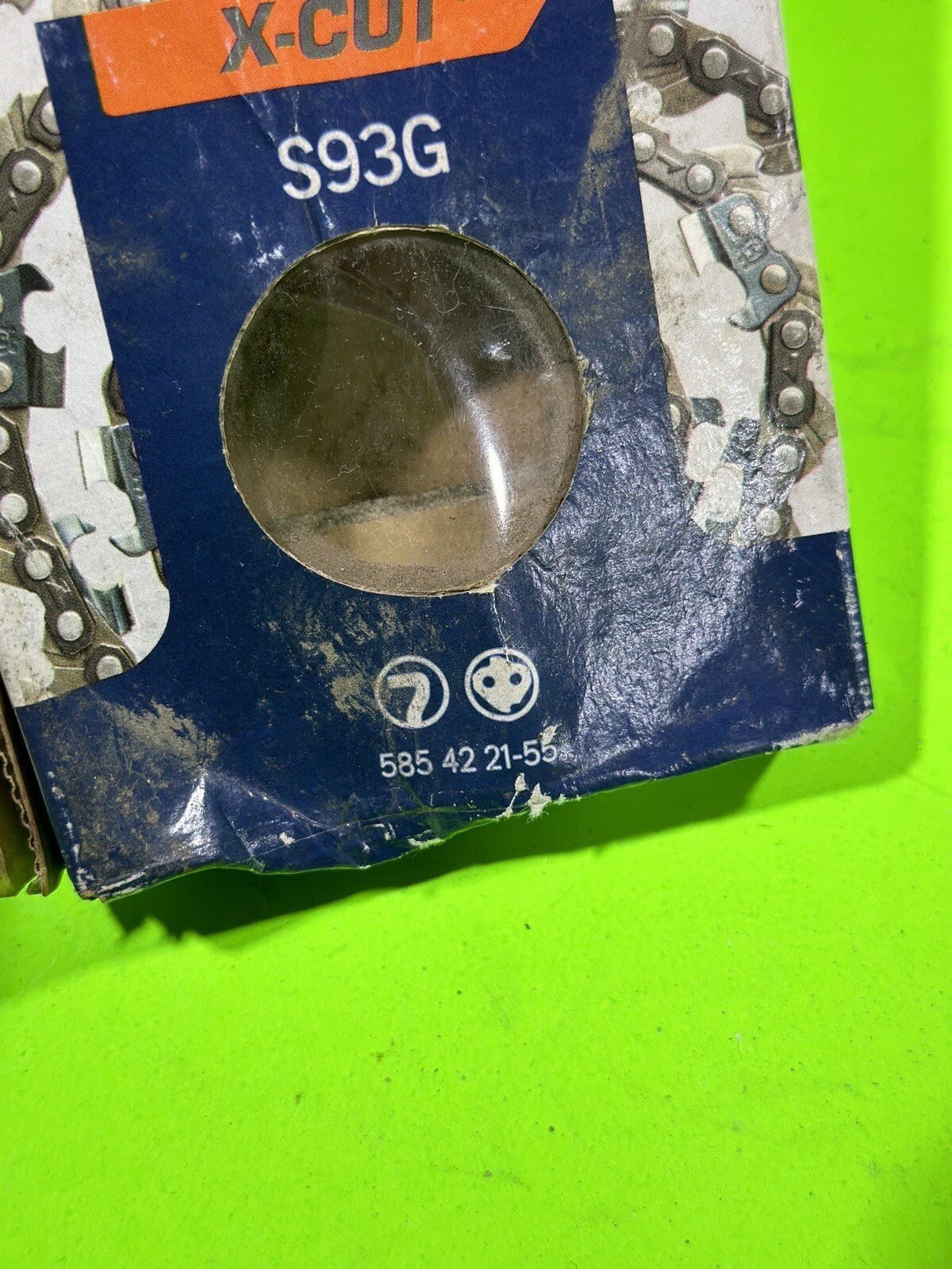 Genuine OEM Husqvarna X-CUT 585422155 S93G 3/8" mini .050" 55DL 16"4
