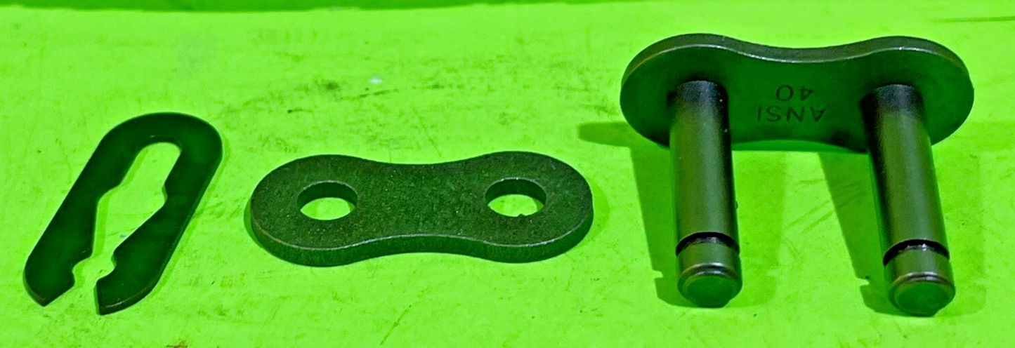 NEW Box of 23 Rotary 401 Connecting Links CCL-40 1/2" x 5/16" Chain Connectors4